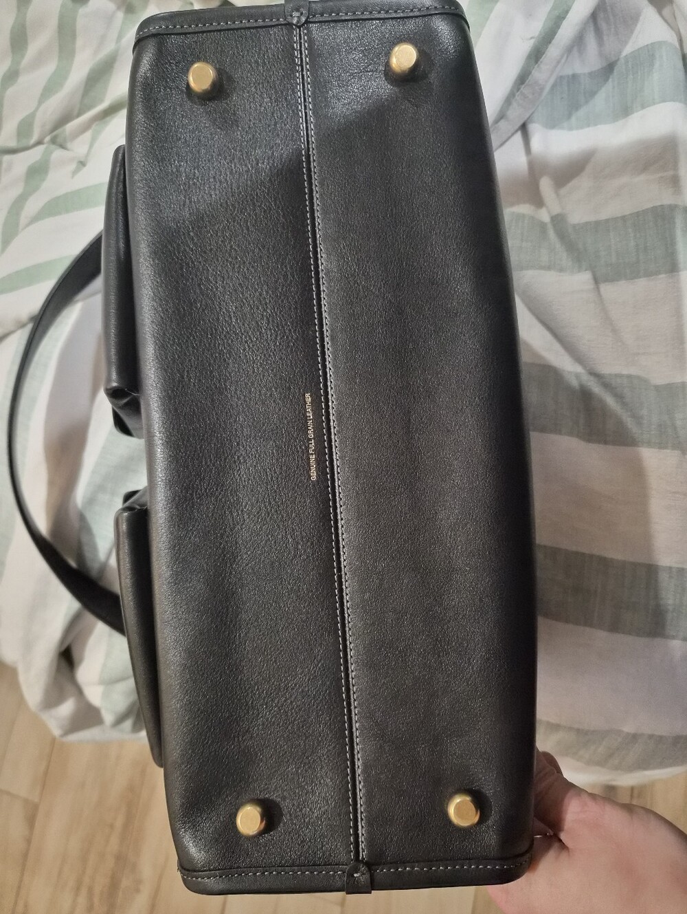 Coach Haversack Black Leather - Picture 8 of 9